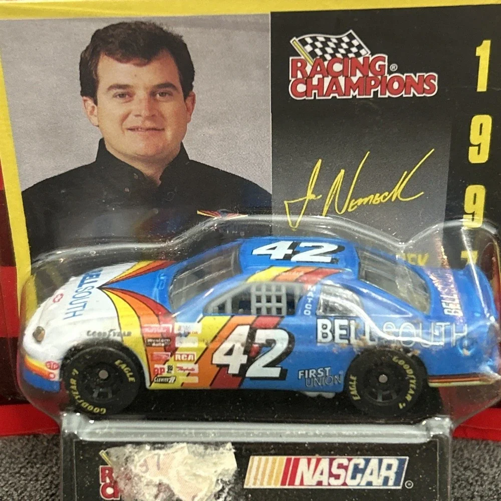 NIB 1997 Racing Champions 1:64 Scale NASCAR Diecast Stock Car #42 Joe Nemechek
